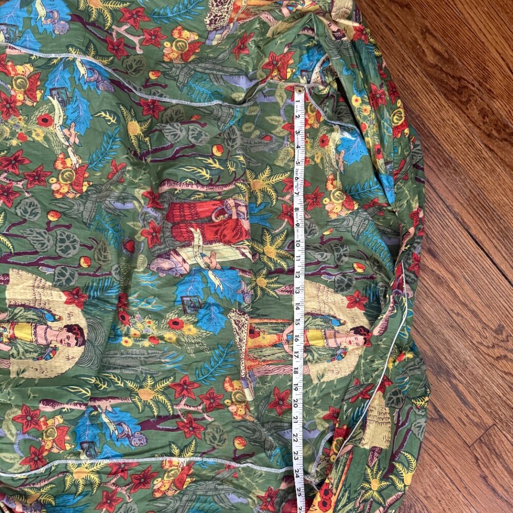 frida cotton robe dk green - Picture 7 of 7
